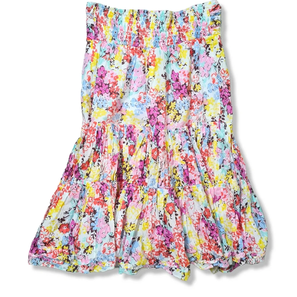 Size- S, multicolored floral printed mini dress - Picture 3 of 6